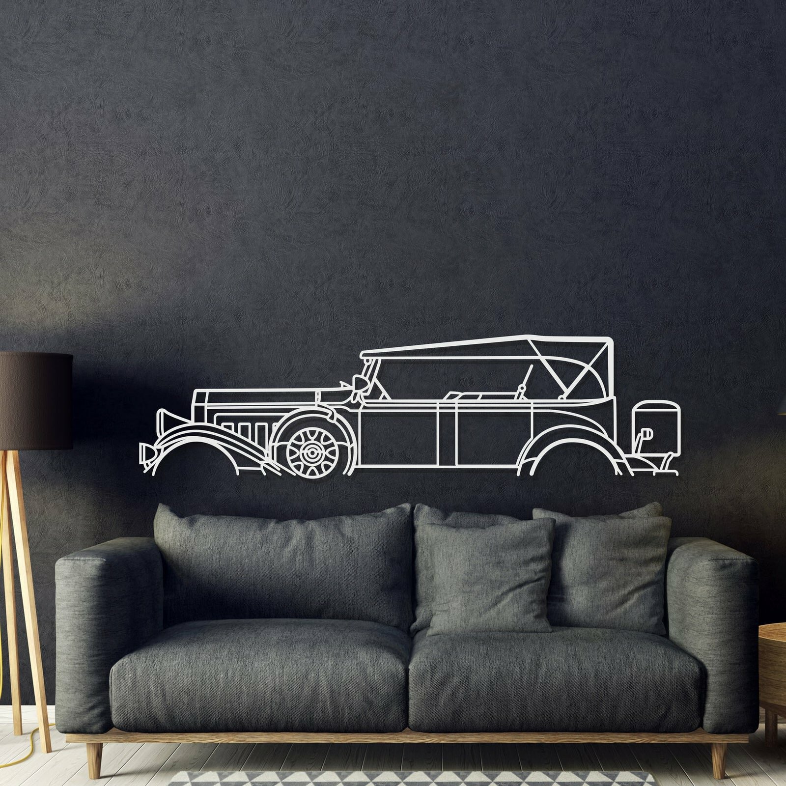 1931 MODEL 43 CLASSIC METAL CAR WALL ART - MT0014