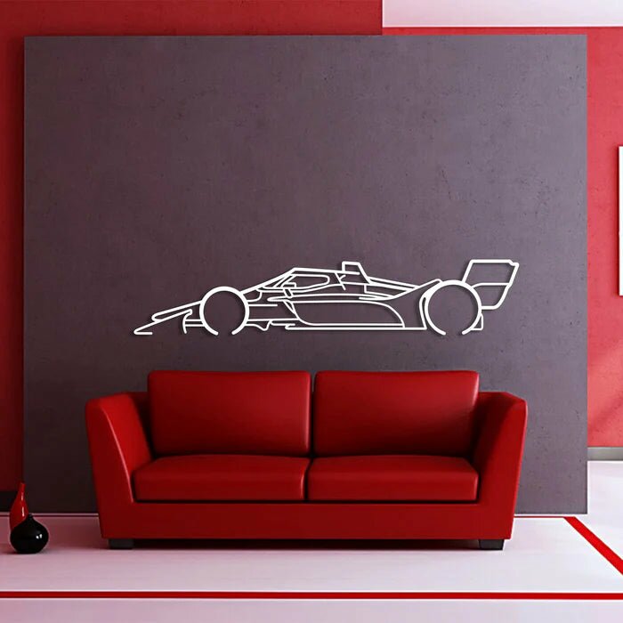 2022 INDY CAR CLASSIC METAL CAR WALL ART - MT0792