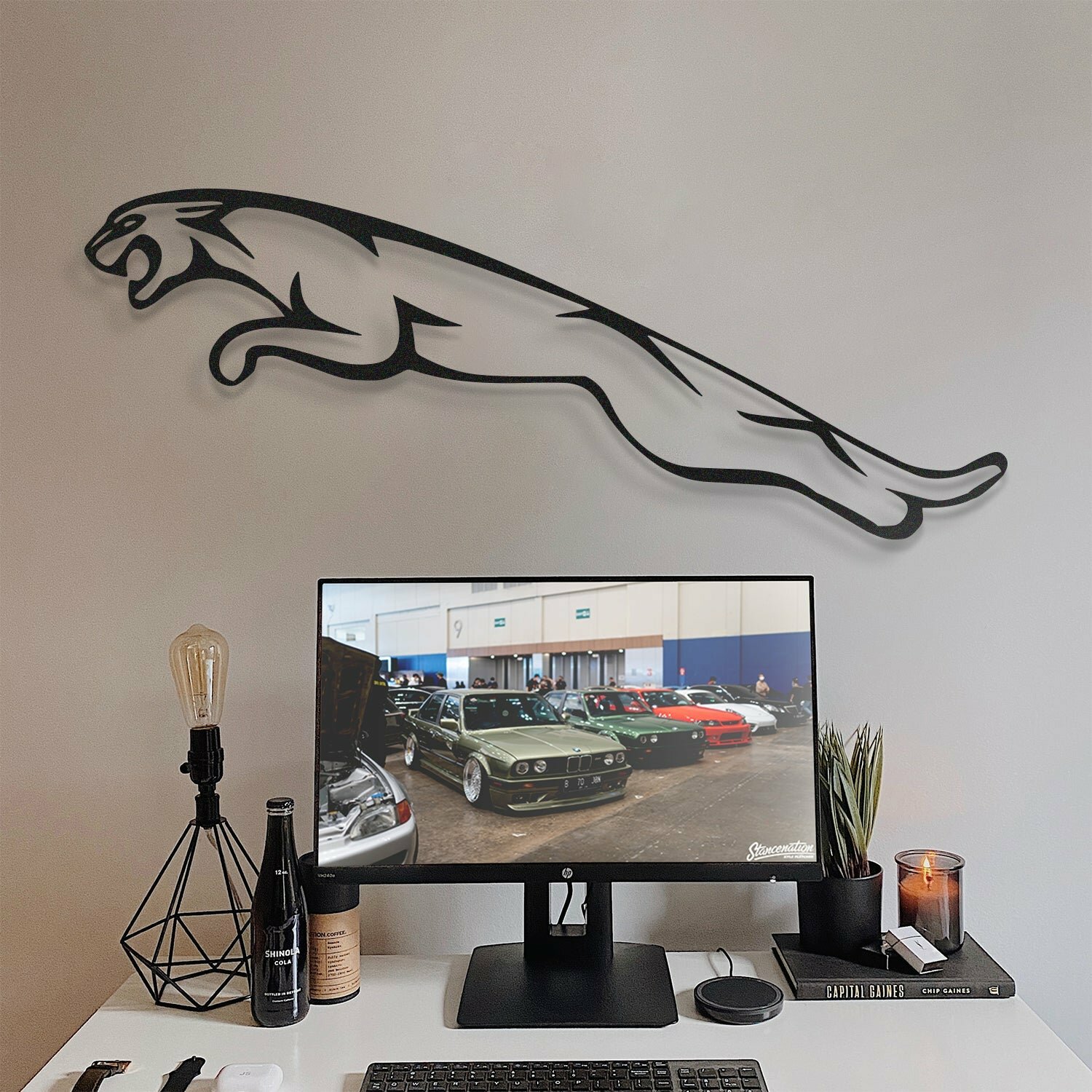 JAGUAR METAL CAR EMBLEM - MT1035