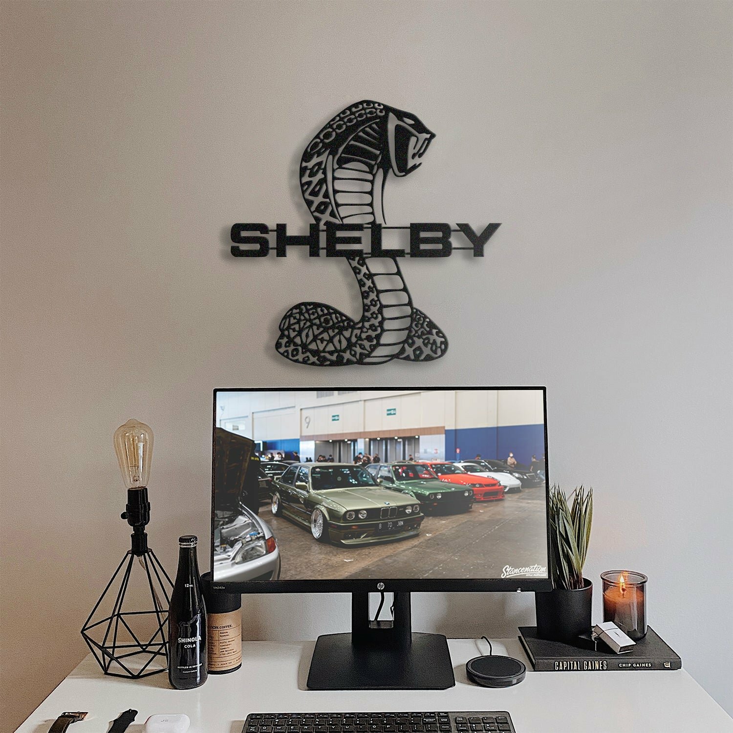 SHELBY METAL CAR EMBLEM - MT1088