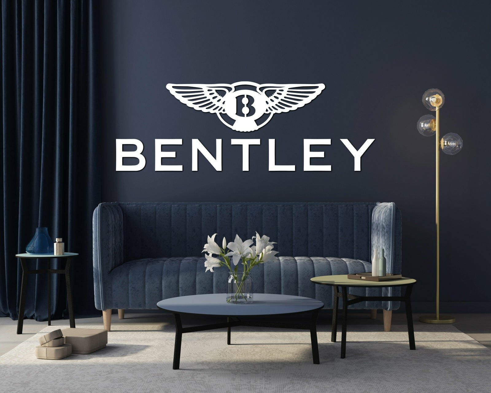 Bentley Metal Car Emblem