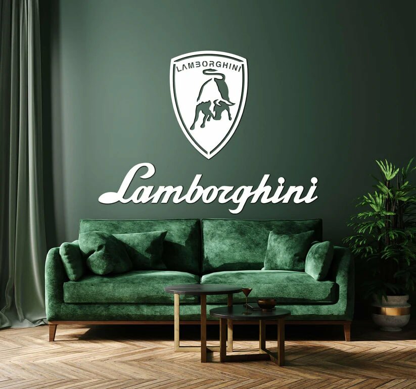 Lamborghini Metal Car Logo