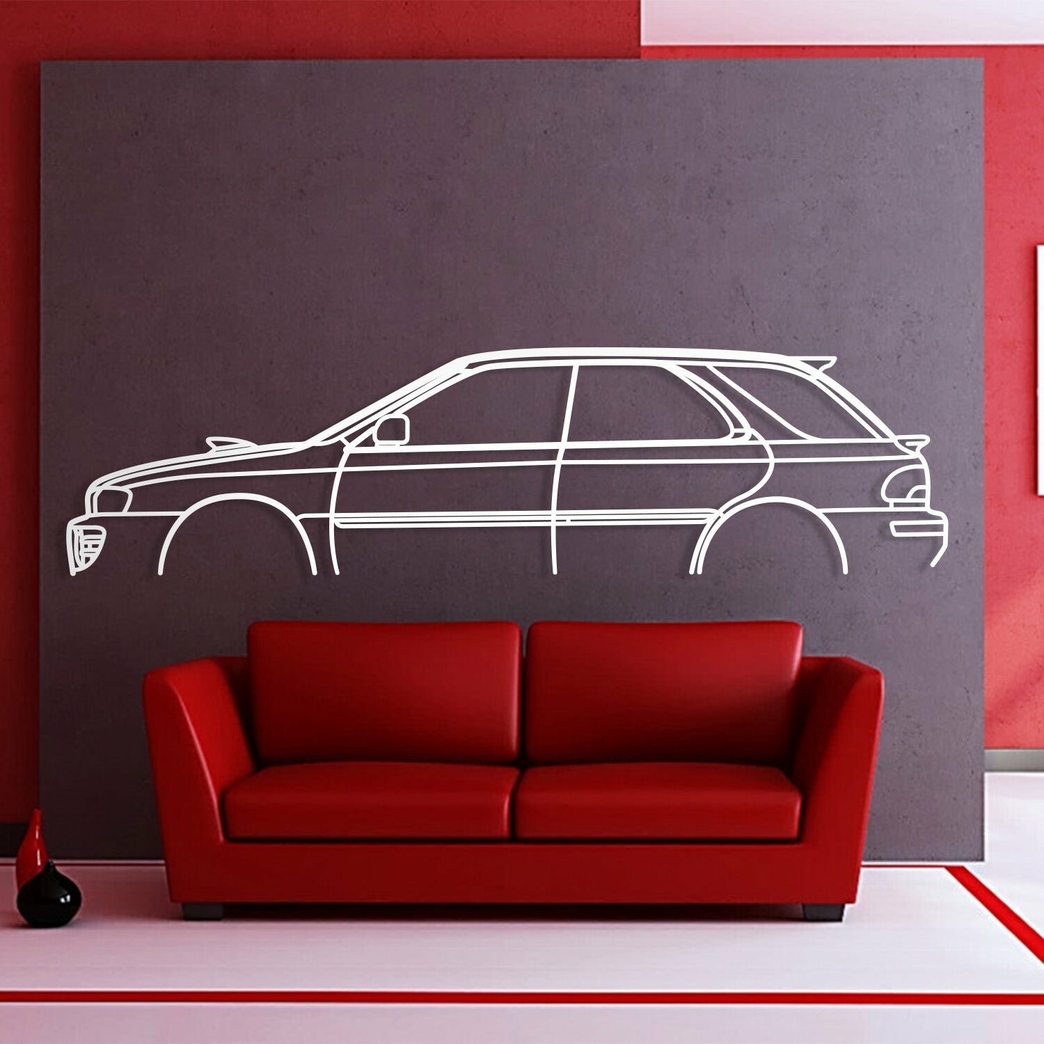 2000 OUTBACK METAL CAR WALL ART - MT0281