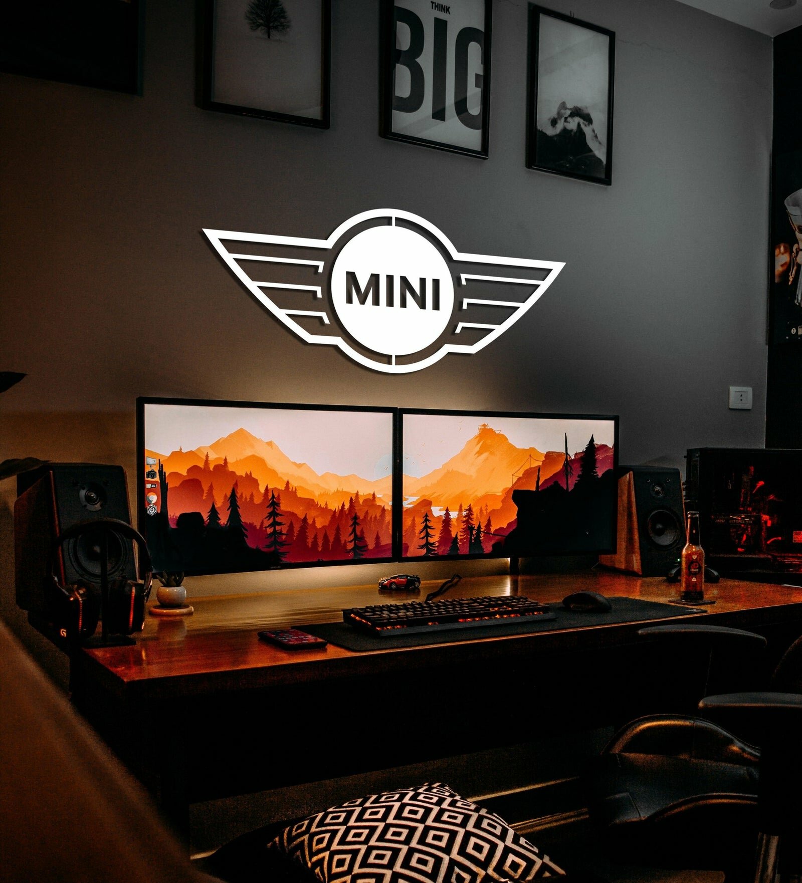 Mini Metal Car Emblem